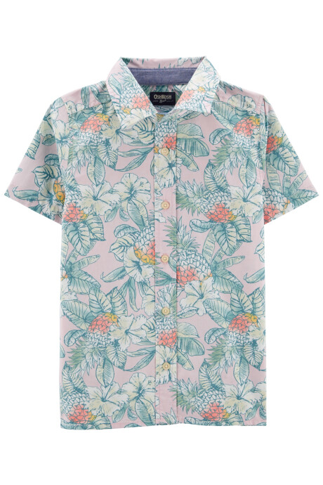 Camisa diseño piña algodón Sin color