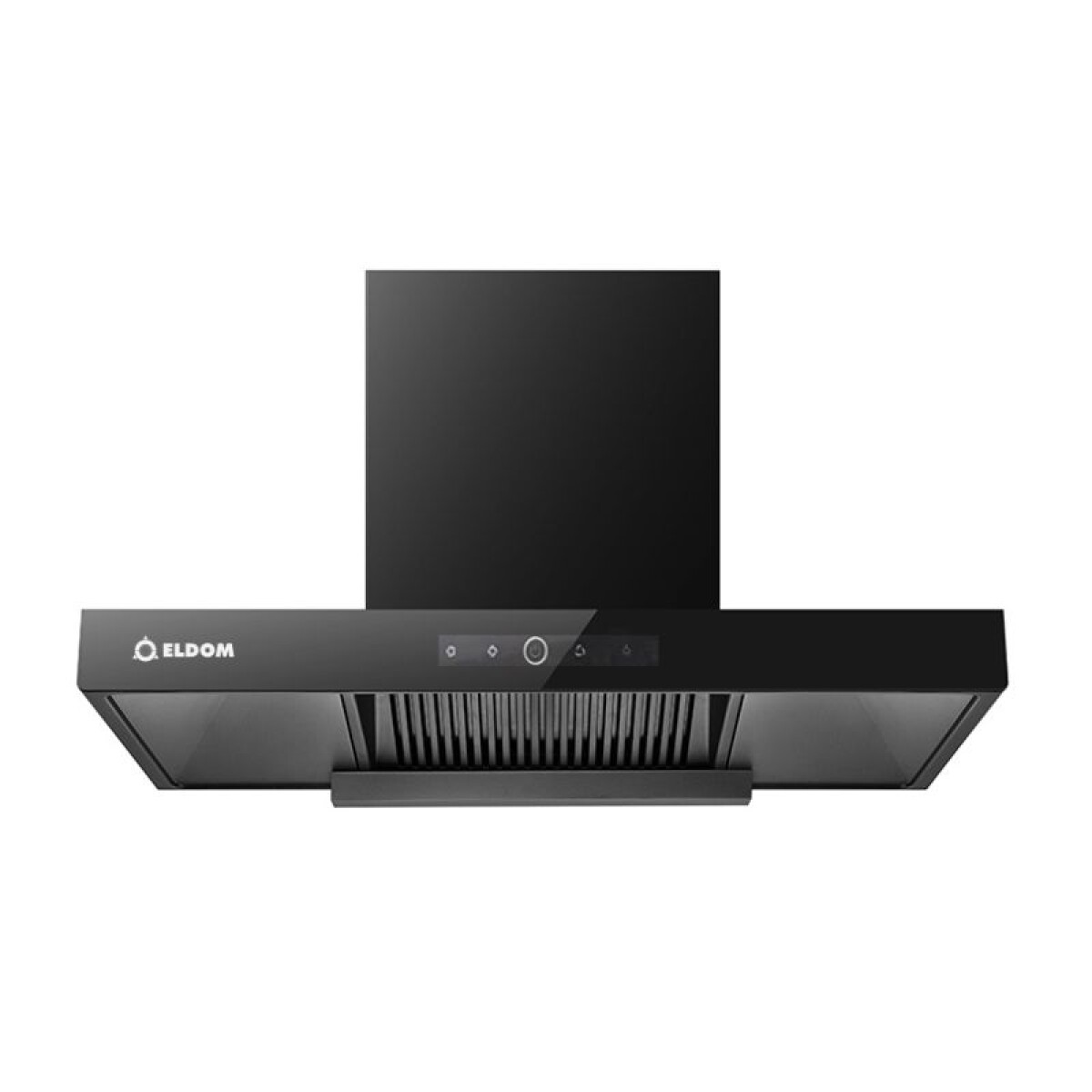 CAMPANA RECTA 90 CM NEGRA TB9017C - ELDOM 