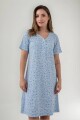 Camisón M/Corta Clásico Camisón M/Corta Clásico Cielo
