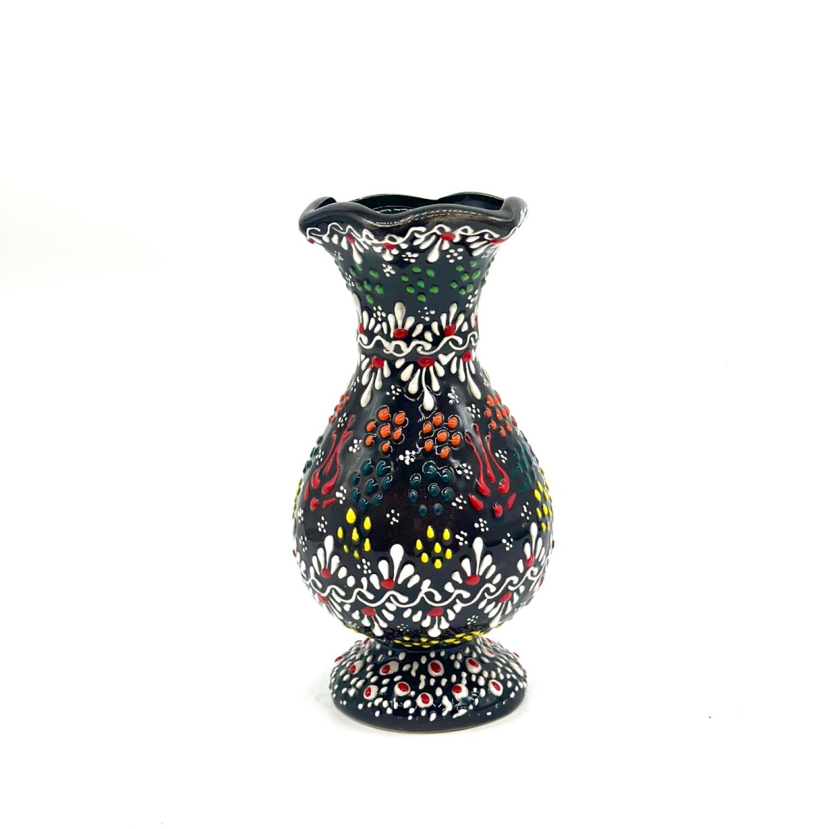 Florero de cerámica 20 cm - Negro 