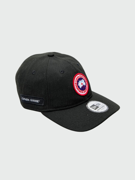 Canada Goose -Gorro de poliéster con visera, Artic disc Negro