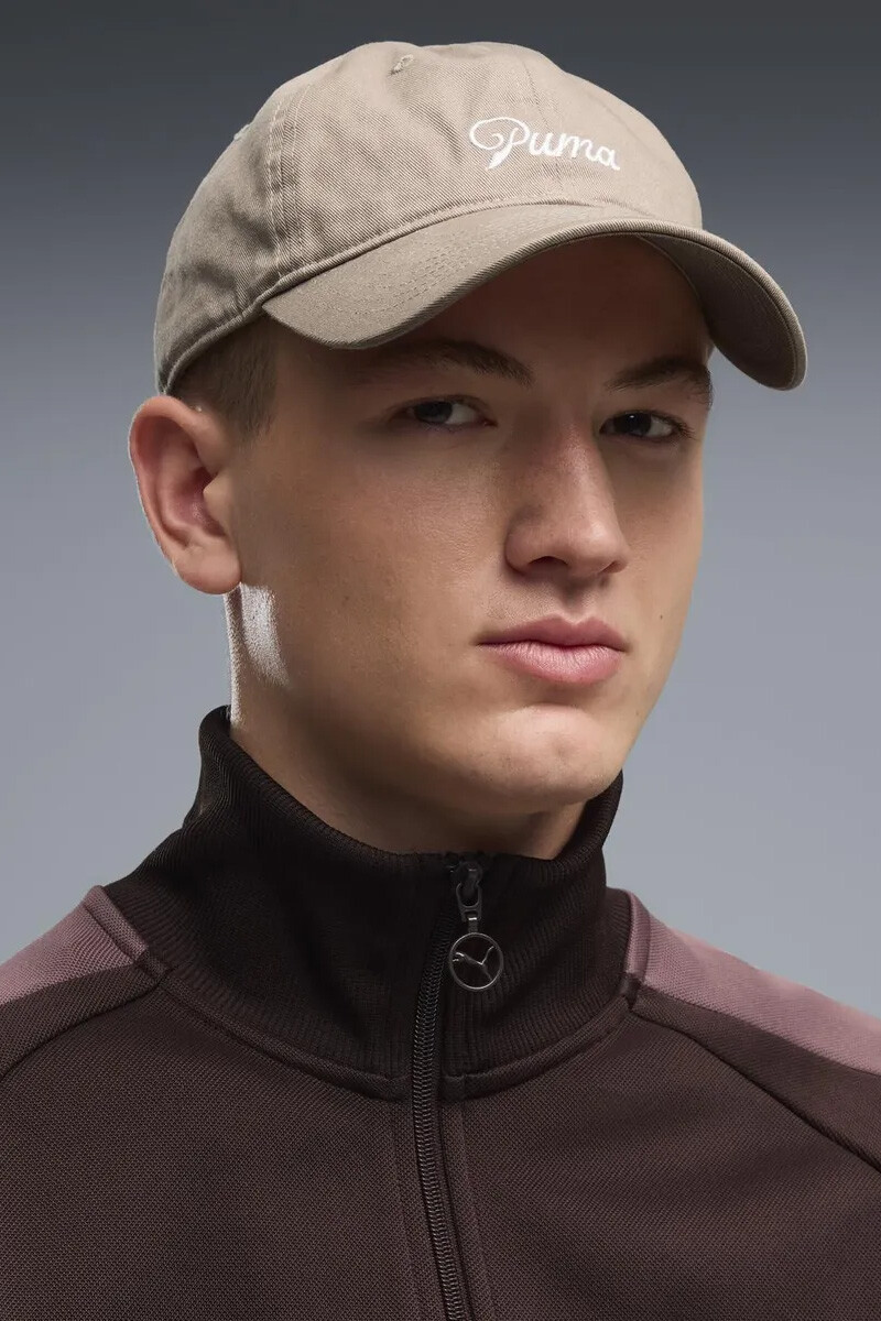 Gorro Puma Visera Ess Script Logo Dad Cap 027457 Beige