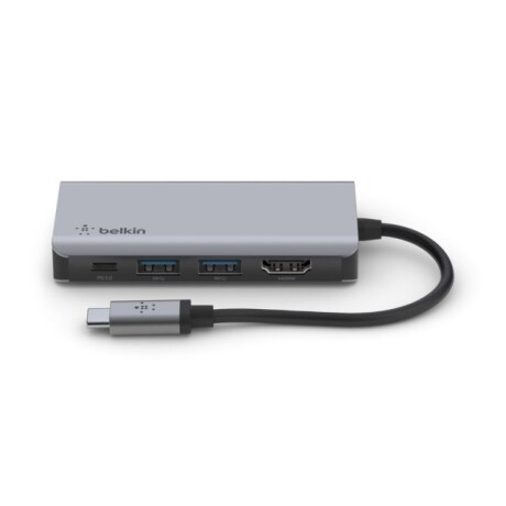 Belkin CONNECT 4-in-1 - Hub adaptador multipuertos - USB-C - HDMI Belkin CONNECT 4-in-1 - Hub adaptador multipuertos - USB-C - HDMI
