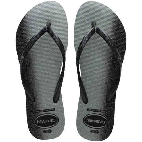 Ojotas Havaianas Slim Gloss Negro