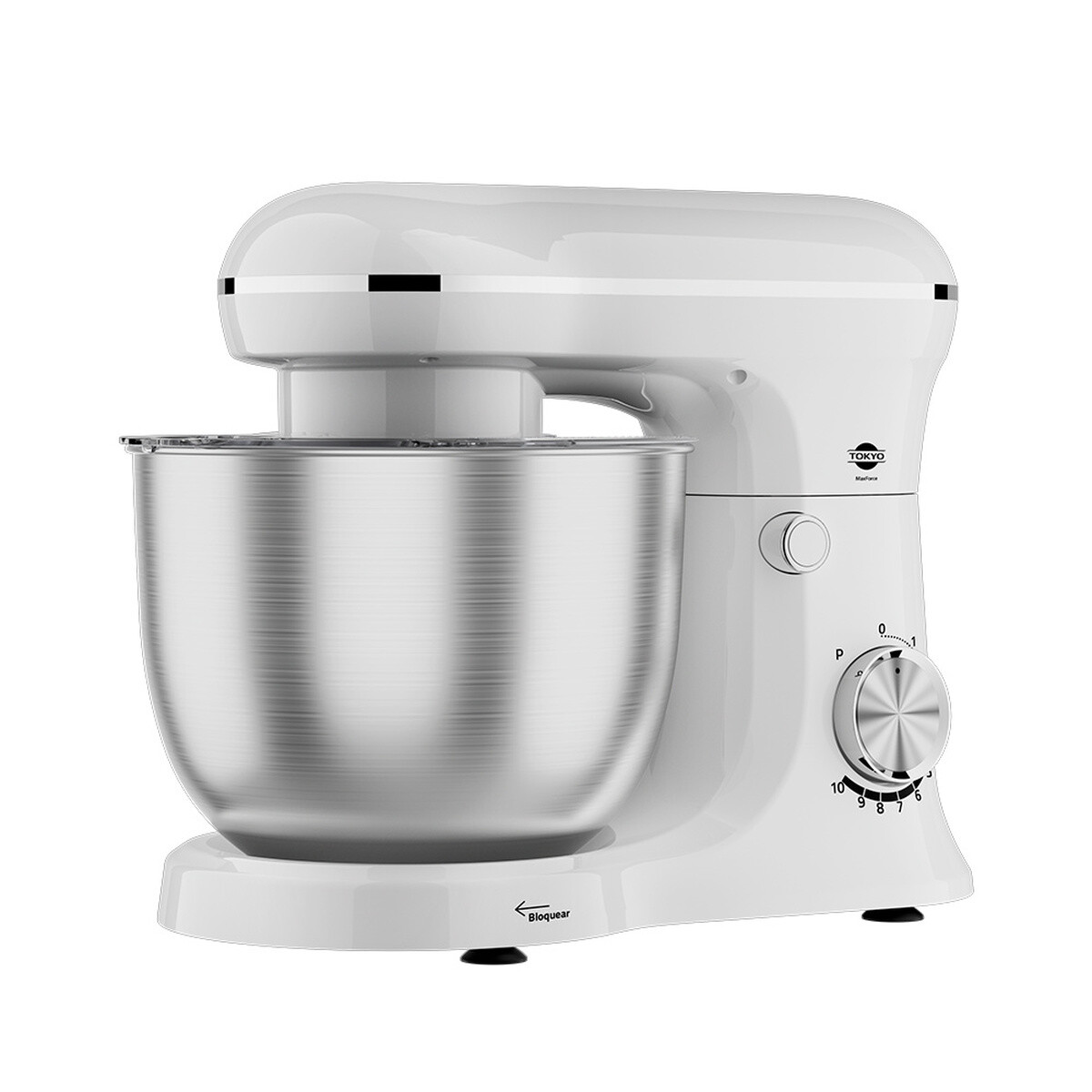 BATIDORA MAXFORCE TOKYO BLANCA 10 VEL BOWL INOX 5 LT 1500W - Unica 