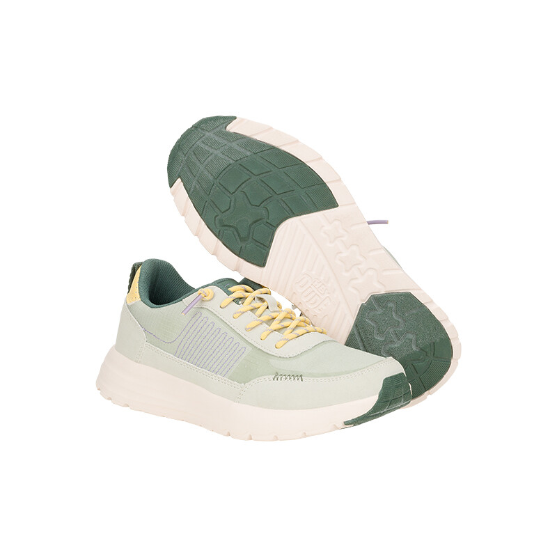 Championes Hey Dude Sirocco Alta Colorblock Verde