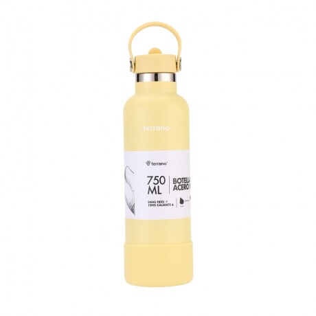 Botella Térmica con Pico 750mL. Amarillo