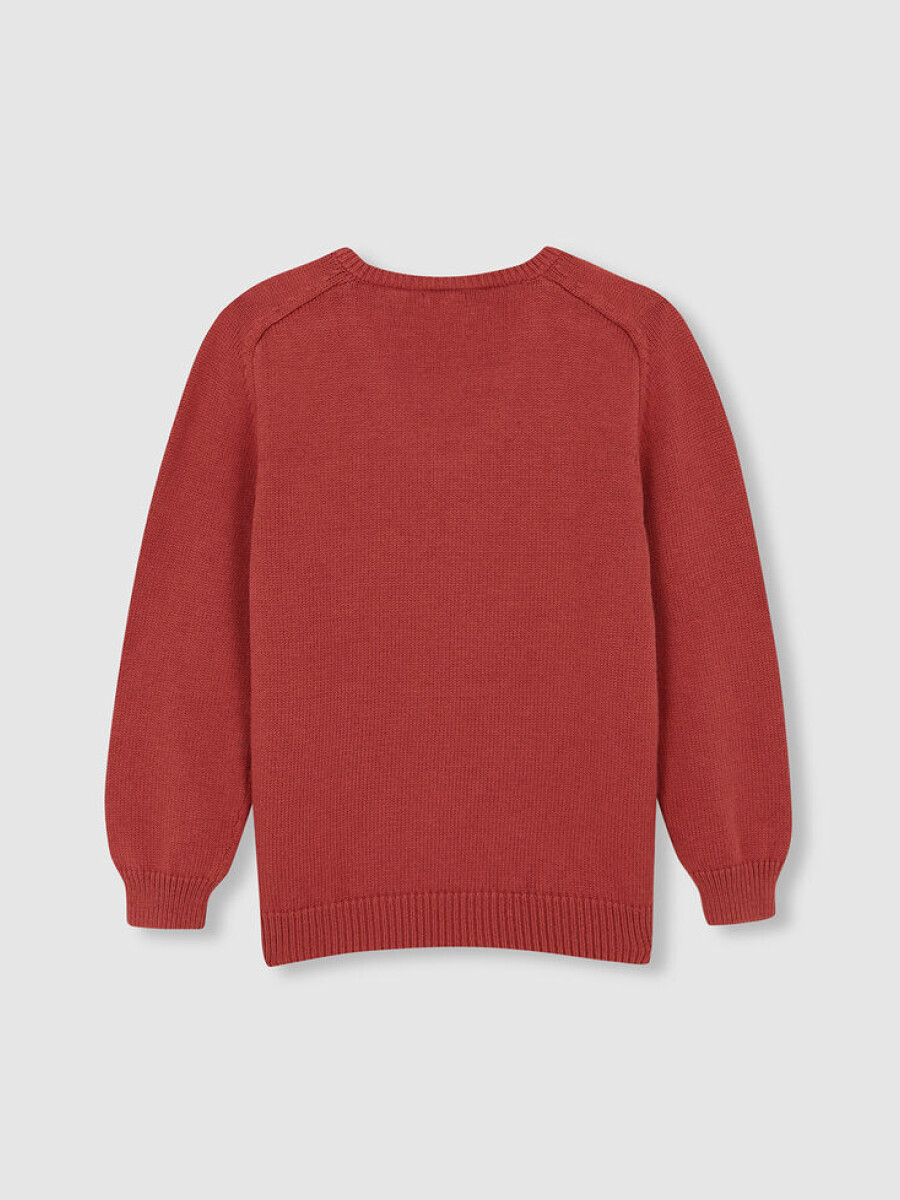 Jersey Basico Smart Coral Oscuro