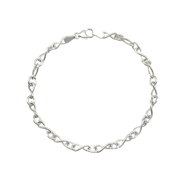 Pulsera Infinito-Plata 925-Sin piedra-PU3074 sinpiedra