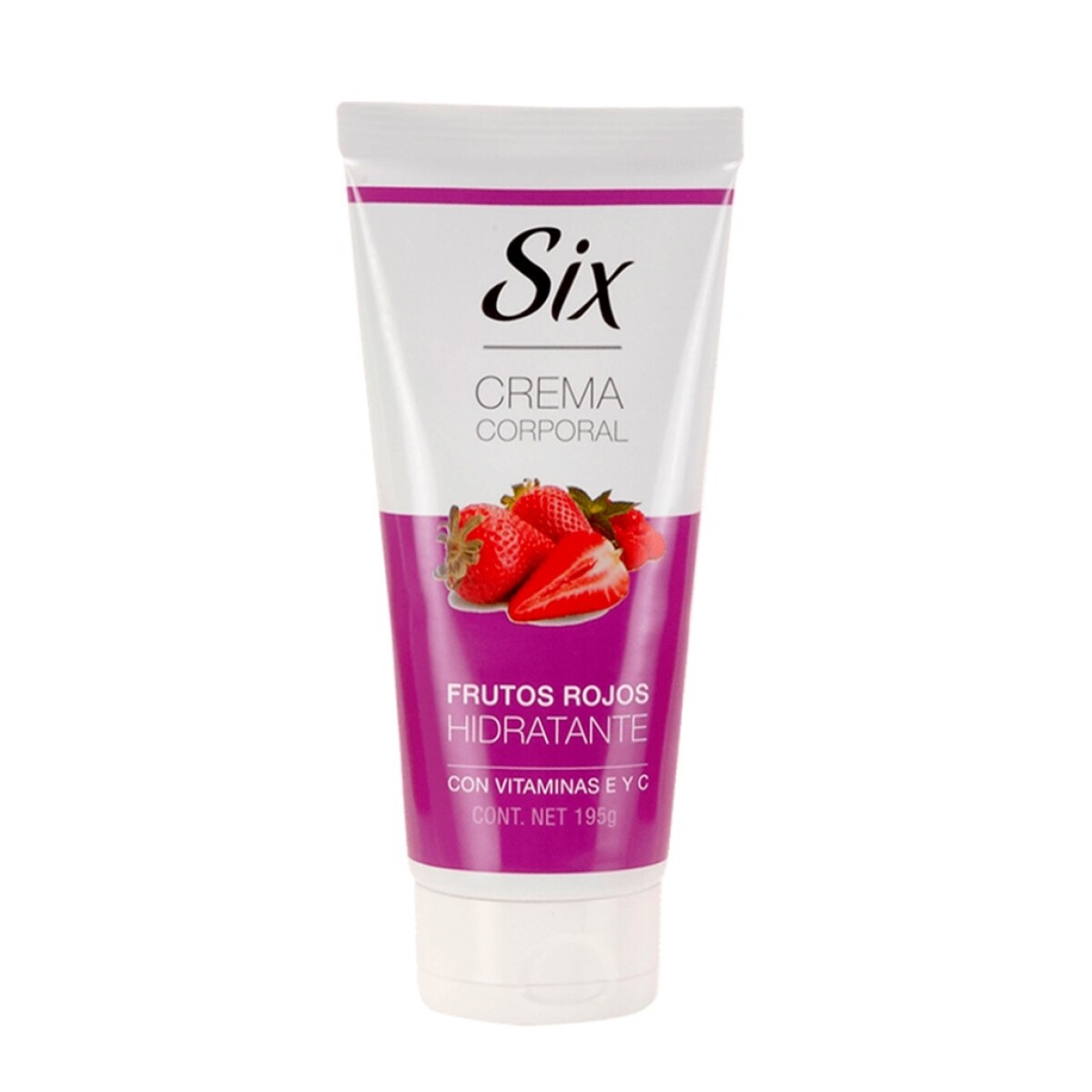 CREMA CORPORAL SIX 195 G FRUTOS ROJOS 