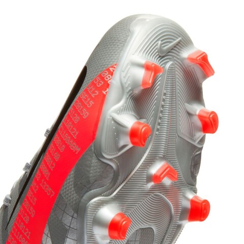 Zapato Nike Futbol 11 Niño Vapor 13 Academy Gris Metalico Color Único