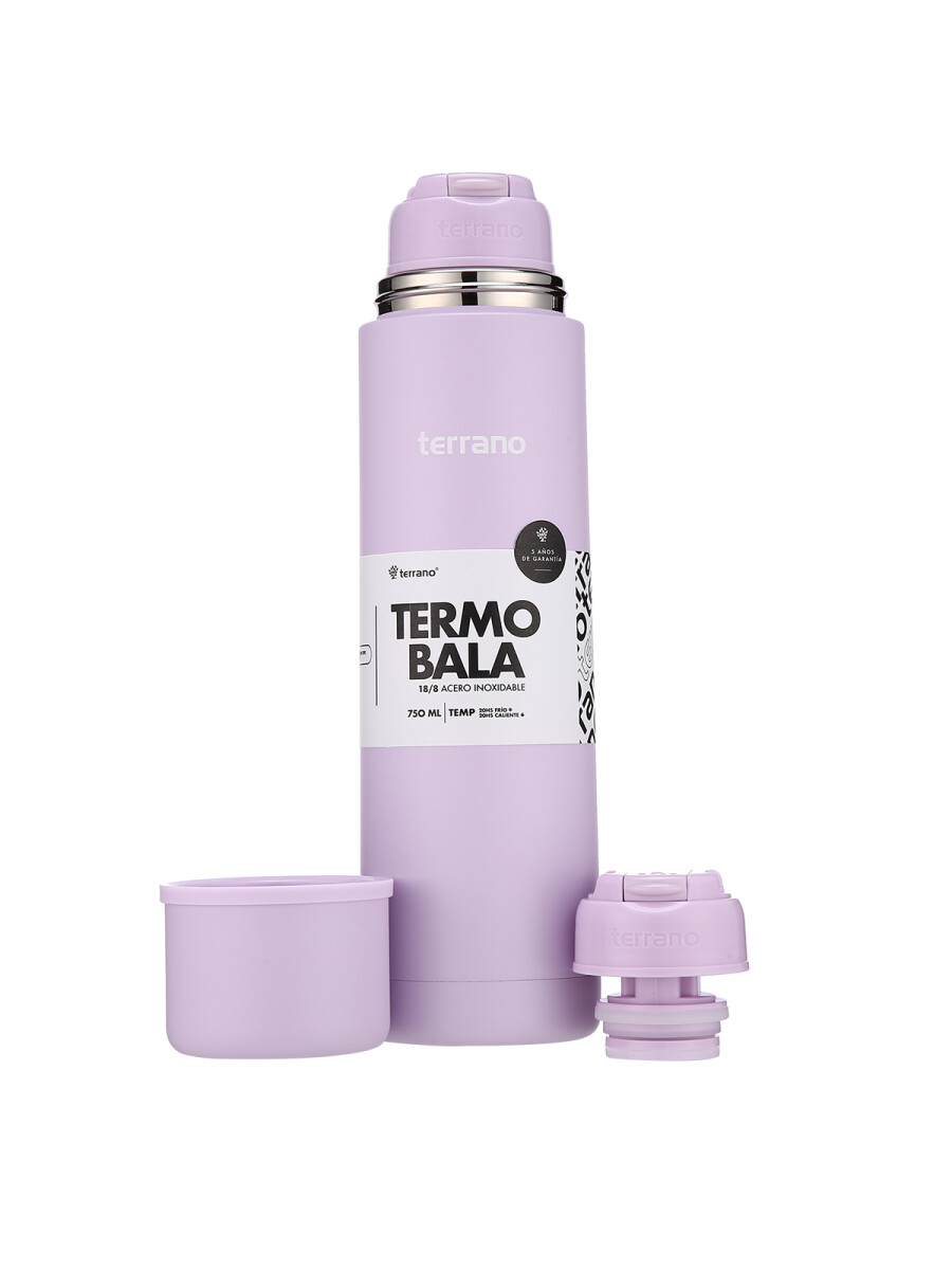 Termo Bala 750ML Metalizado - Lila 