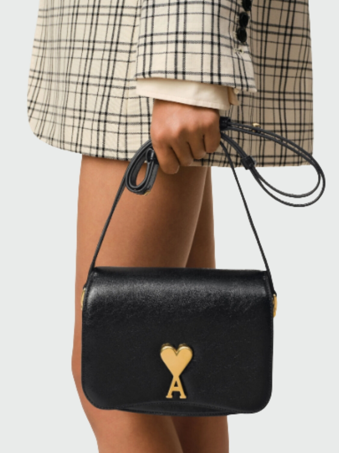 AMI PARIS - Clutch Alexandre Mattiussi Negro