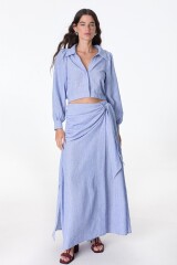 Falda Botanica Celeste