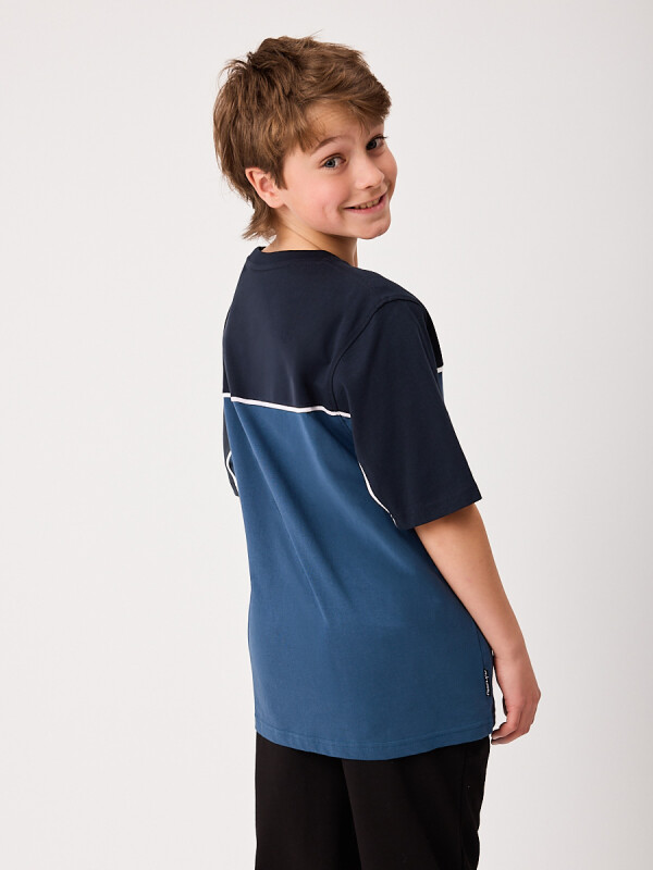 T-SHIRT BOXA TEEN RUSTY Azul