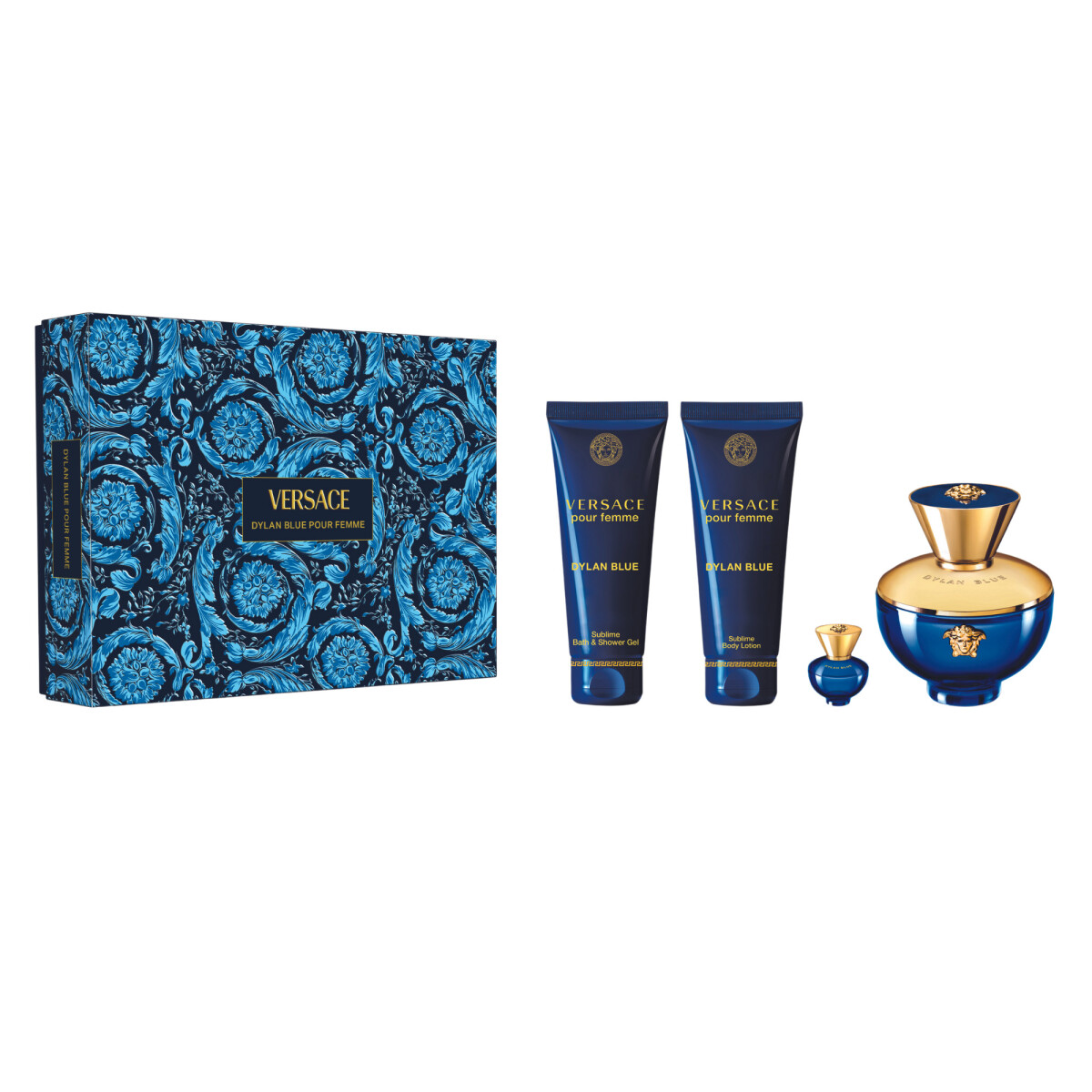 Versace Set Dylan Blue 100ml+Sg+Bl+Mini5 