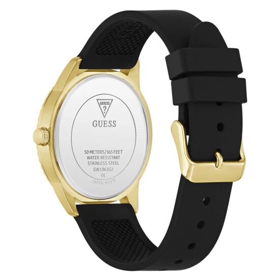 Reloj GUESS CHIP Silicona Negro Esfera 40mm 0