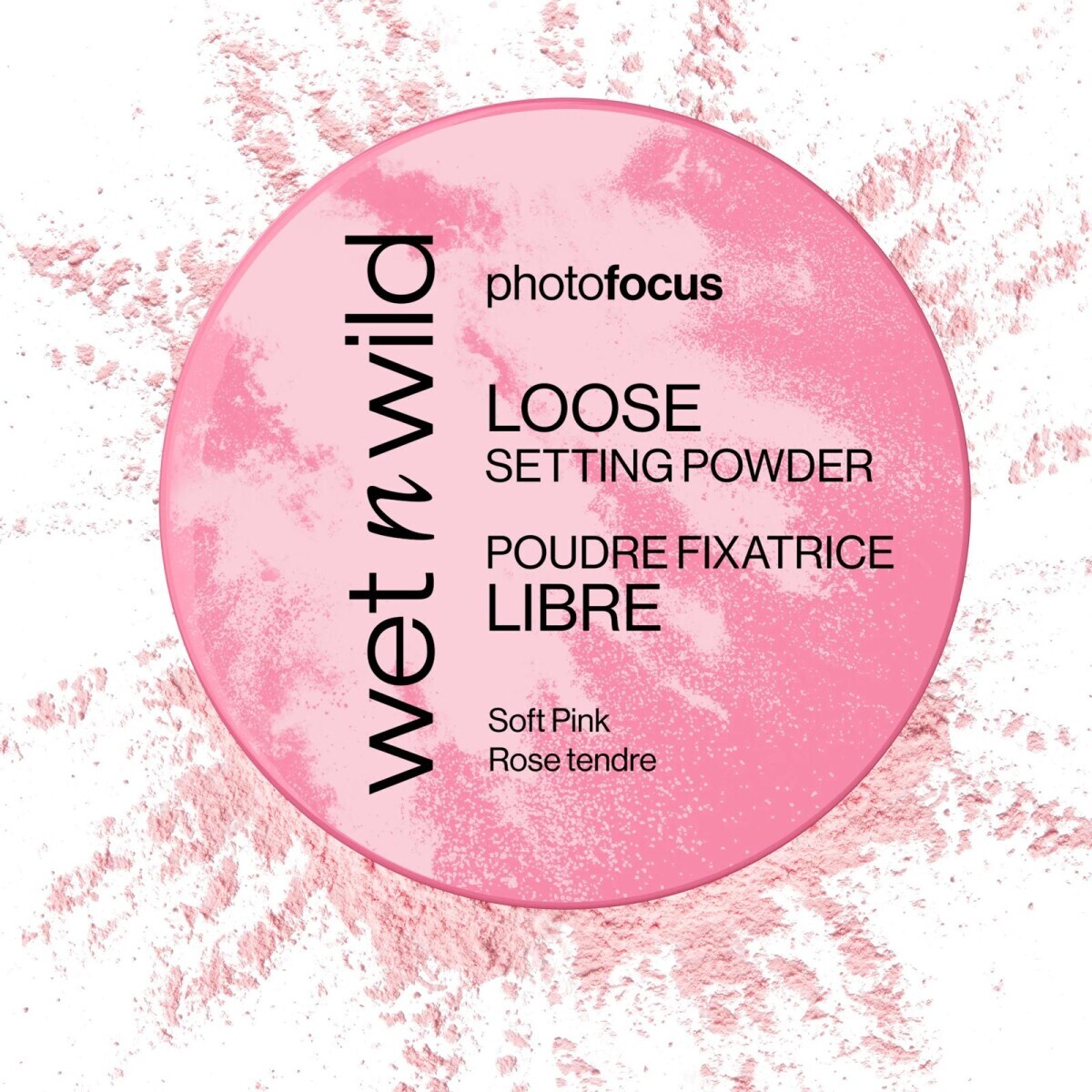 Polvo fijador de maquillaje Photofocus Soft pink Wet n Wild 
