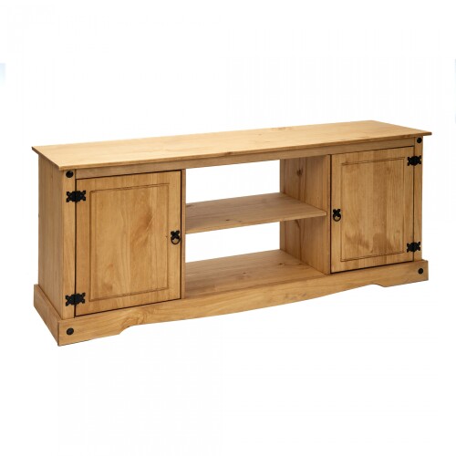 Rack 2 puertas 1 Estante - 160cm - Linea Mexicana Natural