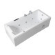 Hidromasaje Autoportante 160X70 Con Griferia A La Derecha Y 6 Jets Grandes Incluye 1 Frente De 1.60Mts.