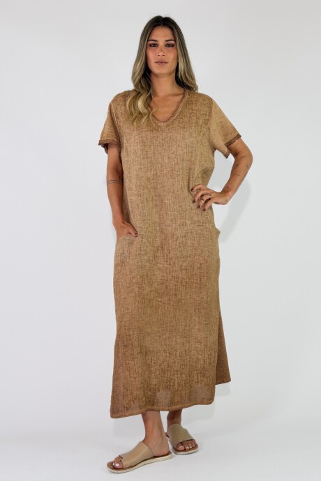 VESTIDO CAICOS Camel