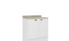 Bajo Mesada Americana 2 Puertas 80cm Blanco Bajo Mesada Americana 2 Puertas 80cm Blanco