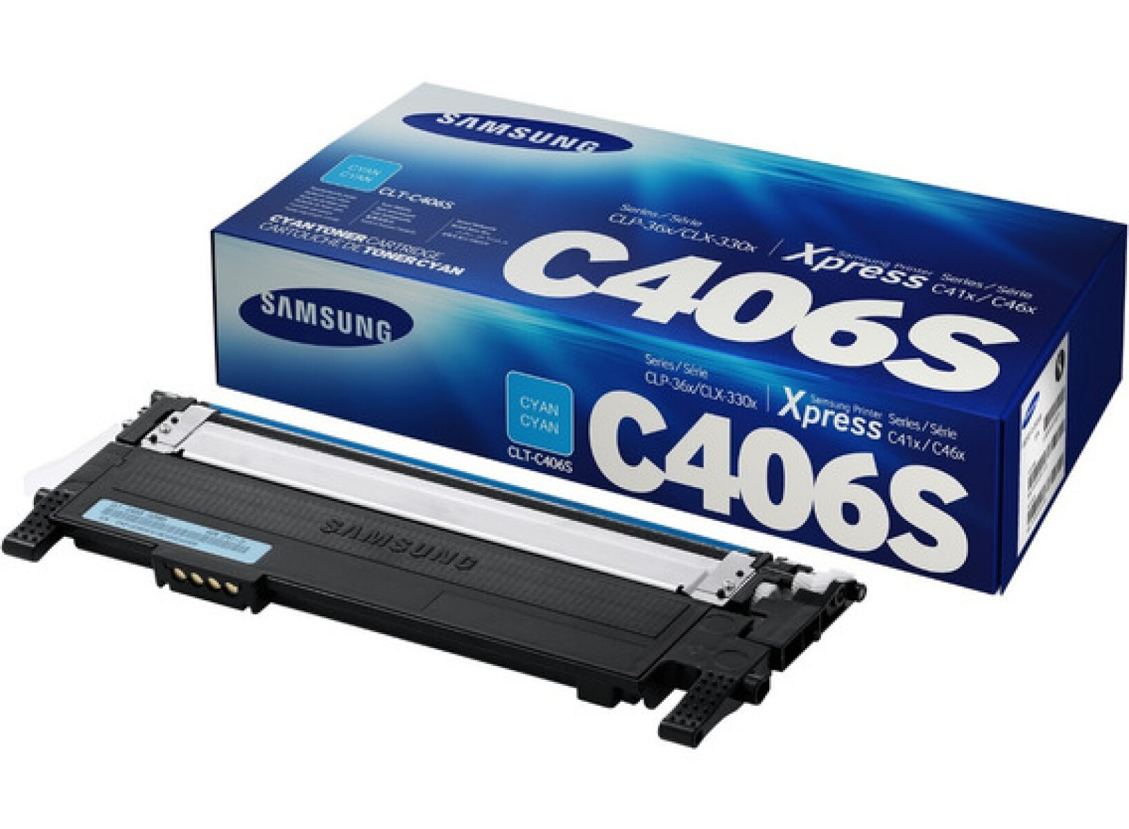 SAMSUNG TONER C406S CLP-365/CLX3305/C460/410 CYAN ST988A - Samsung Toner C406s Clp-365/clx3305/c460/410 Cyan St988a 