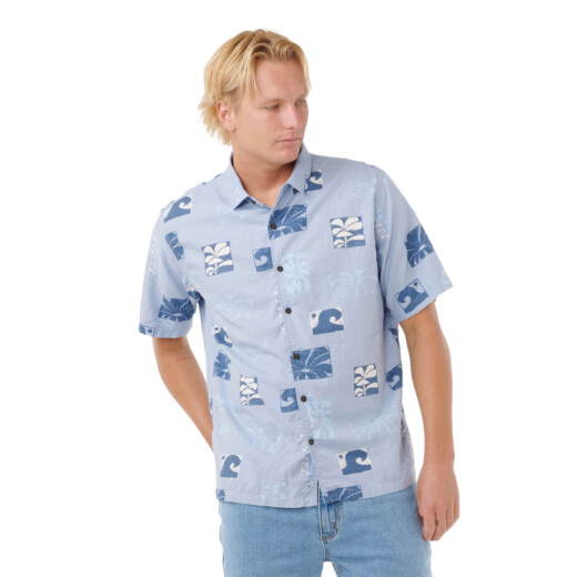 Camisa Rip Curl Aots Ty Williams Shirt - Celeste Camisa Rip Curl Aots Ty Williams Shirt - Celeste