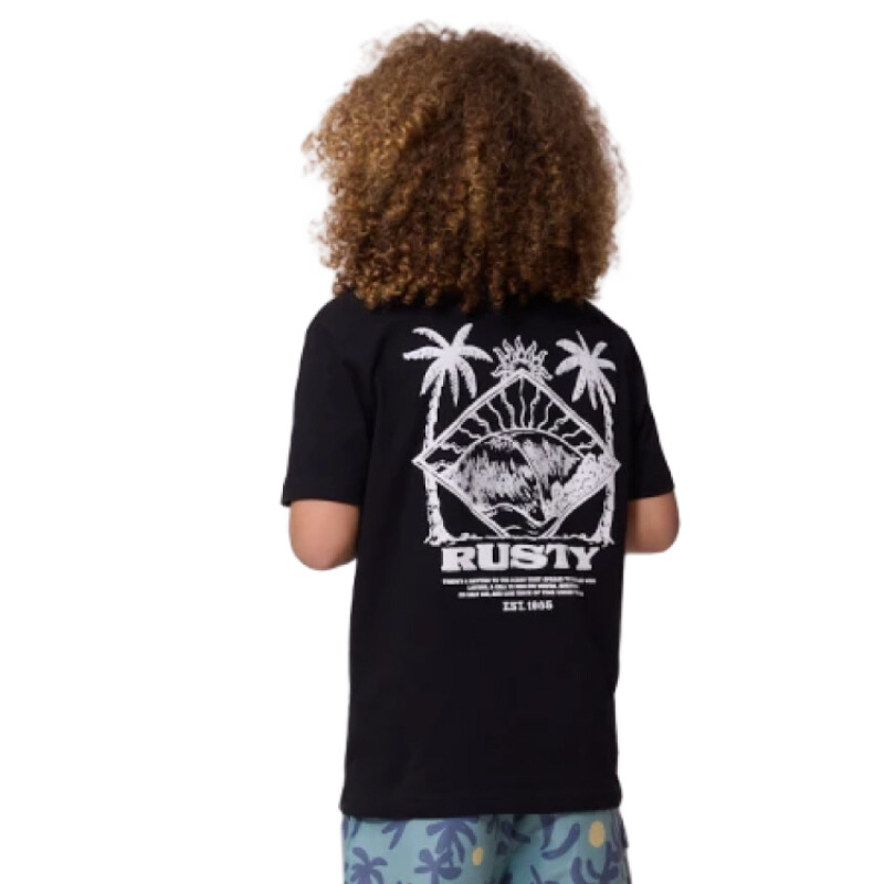 Remera Rusty Lysander Niño - Negro Remera Rusty Lysander Niño - Negro