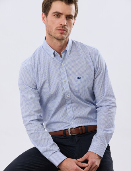 CAMISA CUADROS Azul