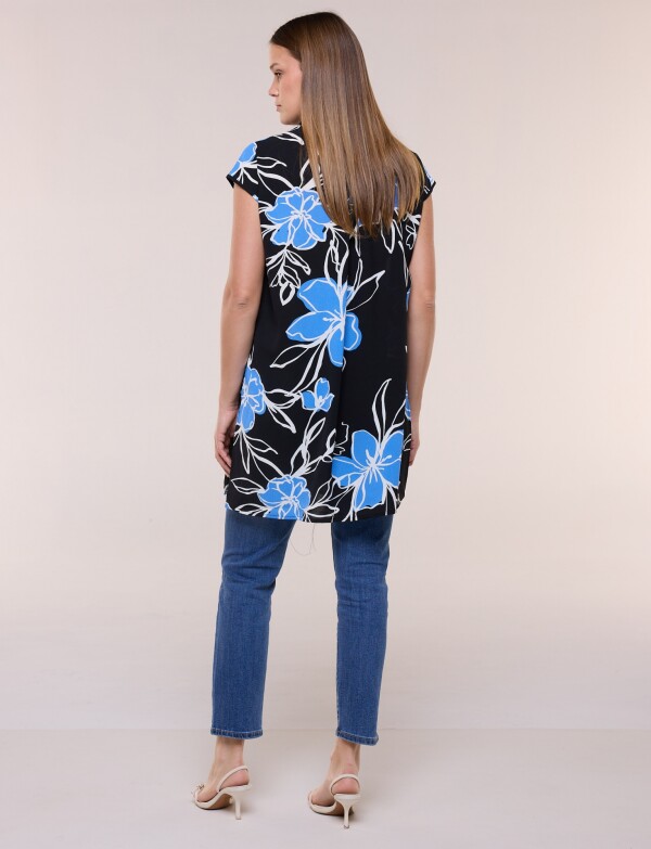 Tunica 2 Ways Printe NEGRO/MULTI