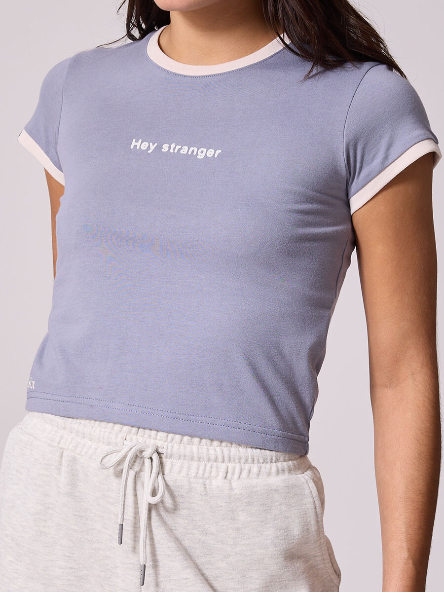 T-SHIRT CATIN DIXIE - Gris Claro 