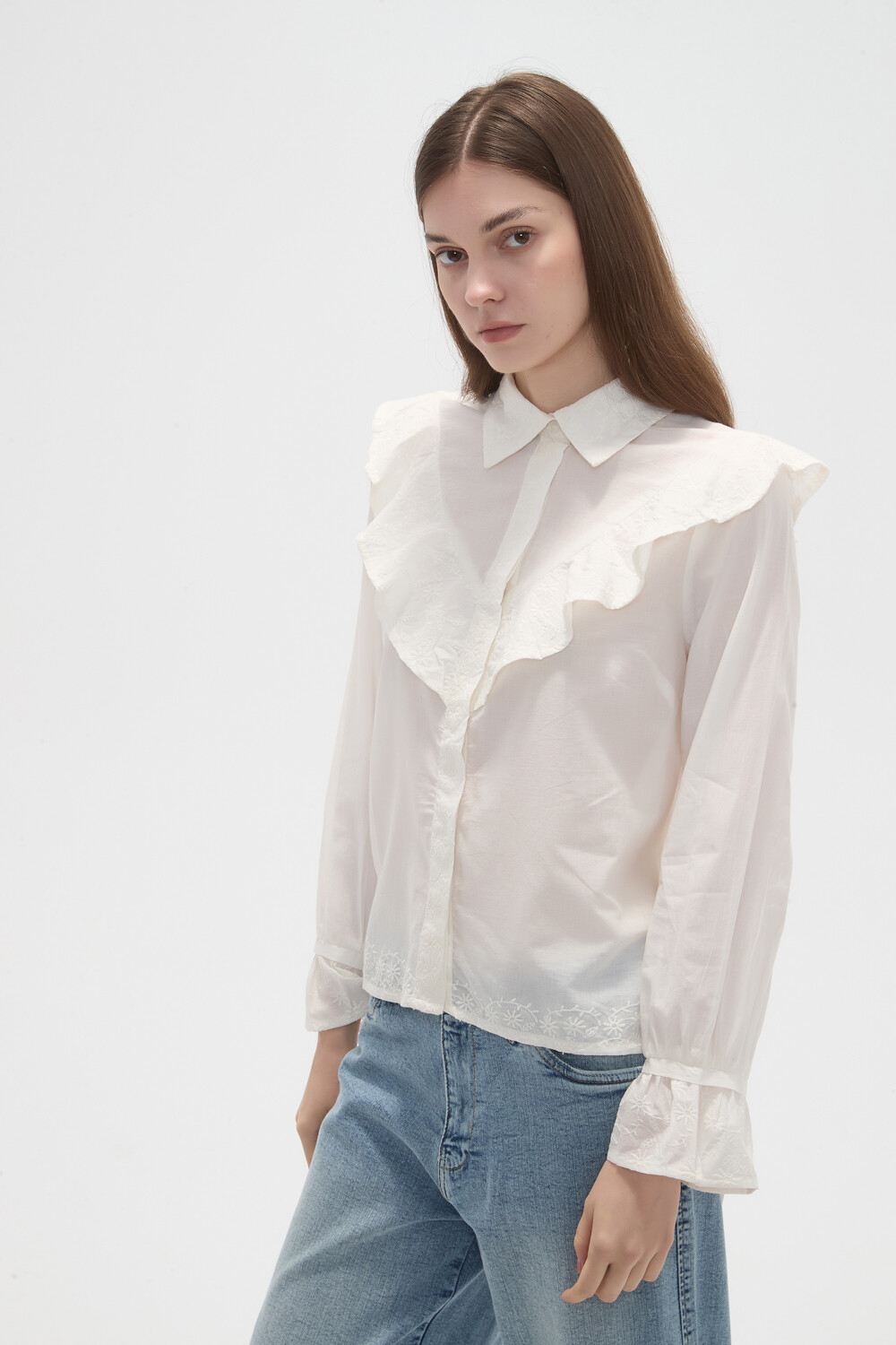 Camisa Hariet Marfil / Off White