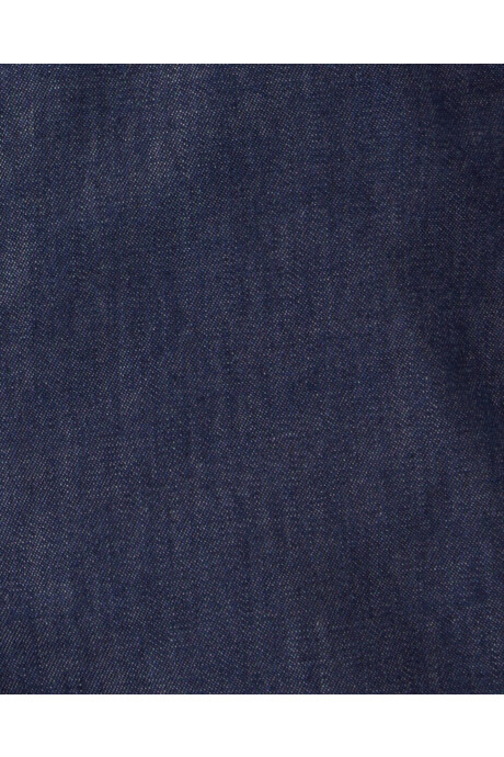 Set dos piezas, enterito corto de chambray y remera, diseño botes Sin color