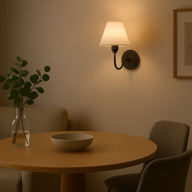 Lampara de Pared Classic Artefacto Para Pared Classic Negro
