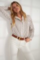 Camisa estampada crudo