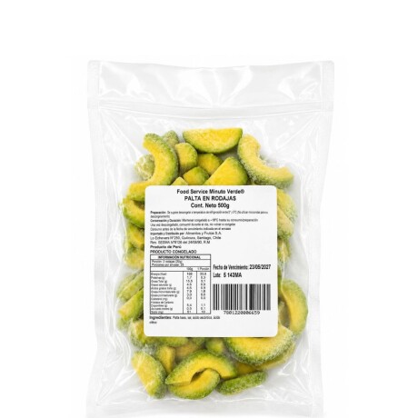 PALTA EN RODAJAS 500GRS PALTA EN RODAJAS 500GRS