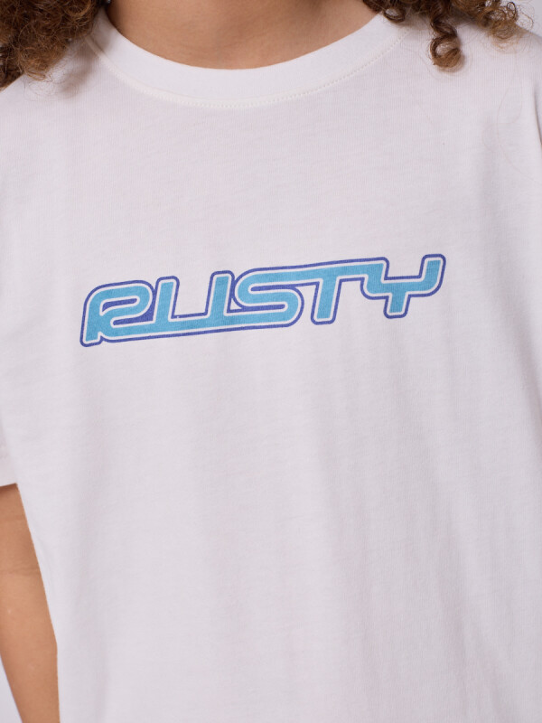 T-SHIRT RIVIO TEEN RUSTY Blanco