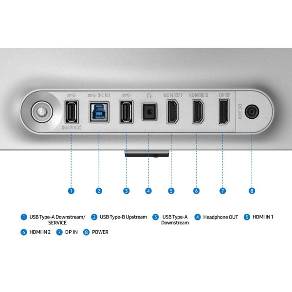 Monitor Samsung Odyssey G8 27` Oled 4k 240hz MONITOR SAMSUNG ODYSSEY G8 27 OLED 4K