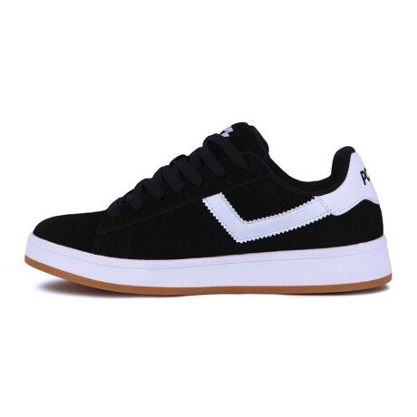 Pony Calzado Lifestyle Square Gamuza Hombre Negro-Blanco