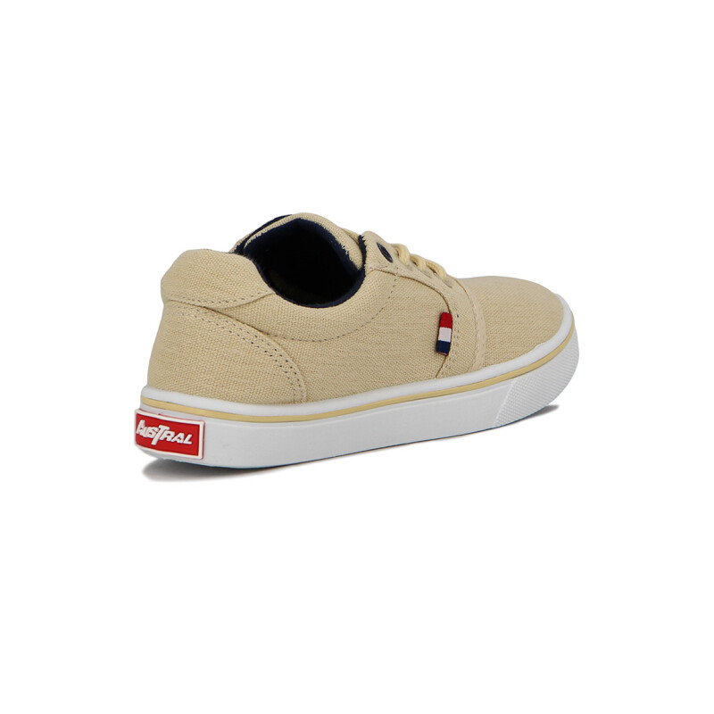 Austral Zapatilla Acordonada Casual Beige