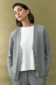 Cardigan Génova gris melange