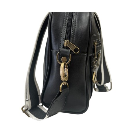 Bandolera Princess Cinta Gris y negro Negro