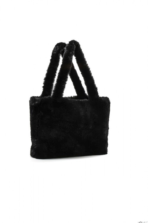 Cartera Fake Fur Negro