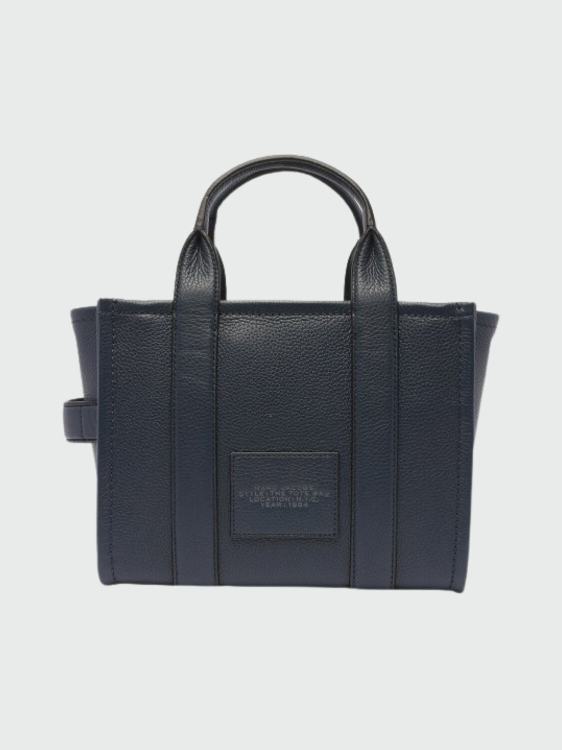 MARC JACOBS - THE LEATHER SMALL TOTE BAG Azul