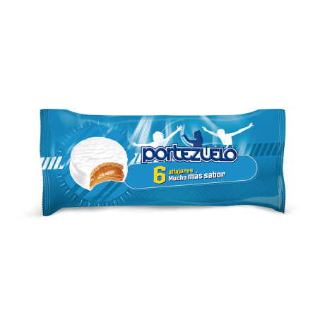 ALFAJOR PORTEZUELO PACK X6 NIEVE ALFAJOR PORTEZUELO PACK X6 NIEVE