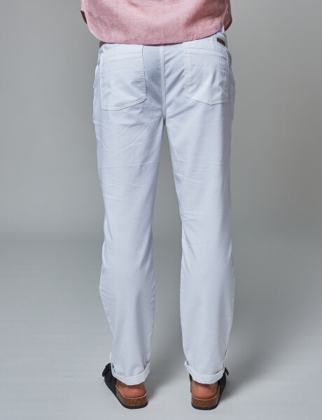 Pantalon lino crudo