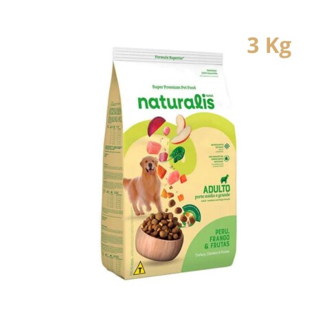NATURALIS ADULTO TURKEY CHICKEN & FRUITS 2.5 KG Naturalis Adulto Turkey Chicken & Fruits 2.5 Kg