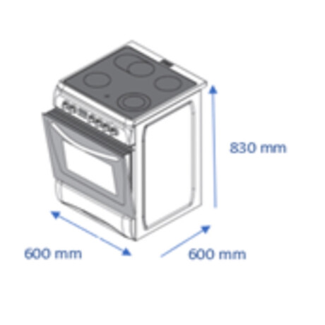 Cocina Eléctrica JAMES C 203AV TKS Vitro