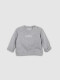 Sudadera Con Bordado Gris